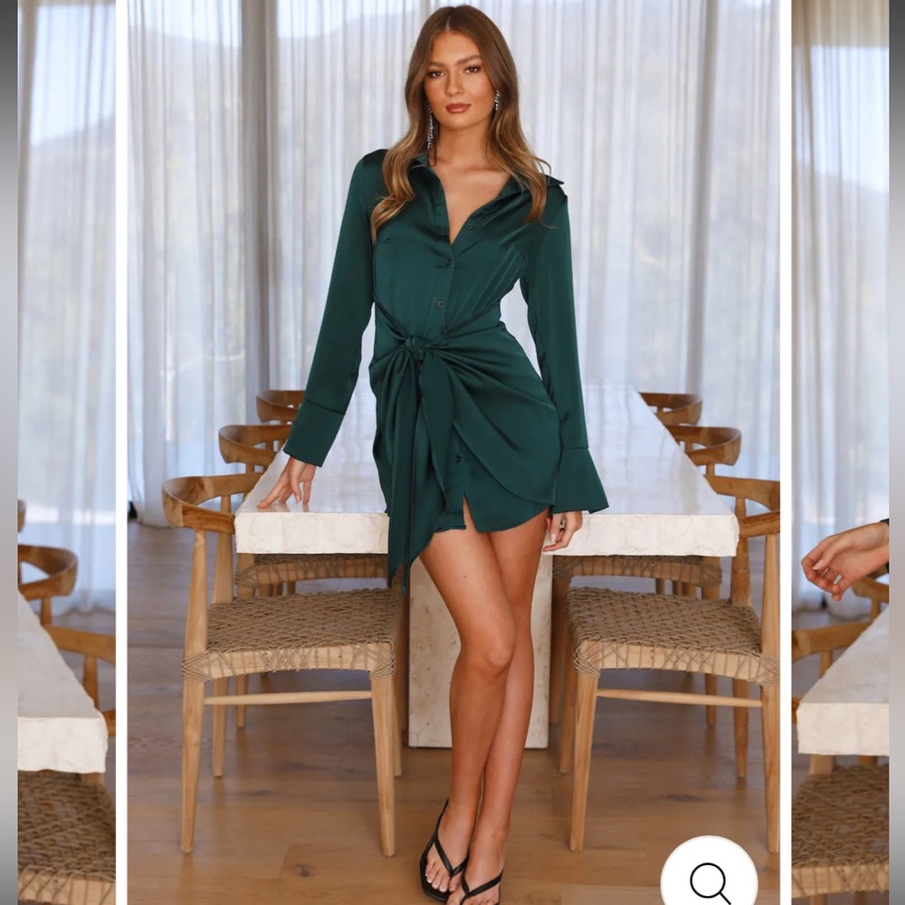 Hello Molly New Light Dress Emerald